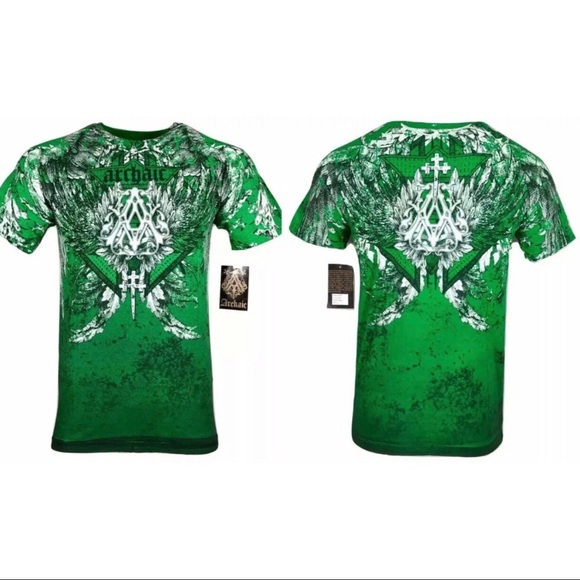 ARCHAIC by AFFLICTION Mens T-Shirt GRIFFIN - Picture 2 of 8